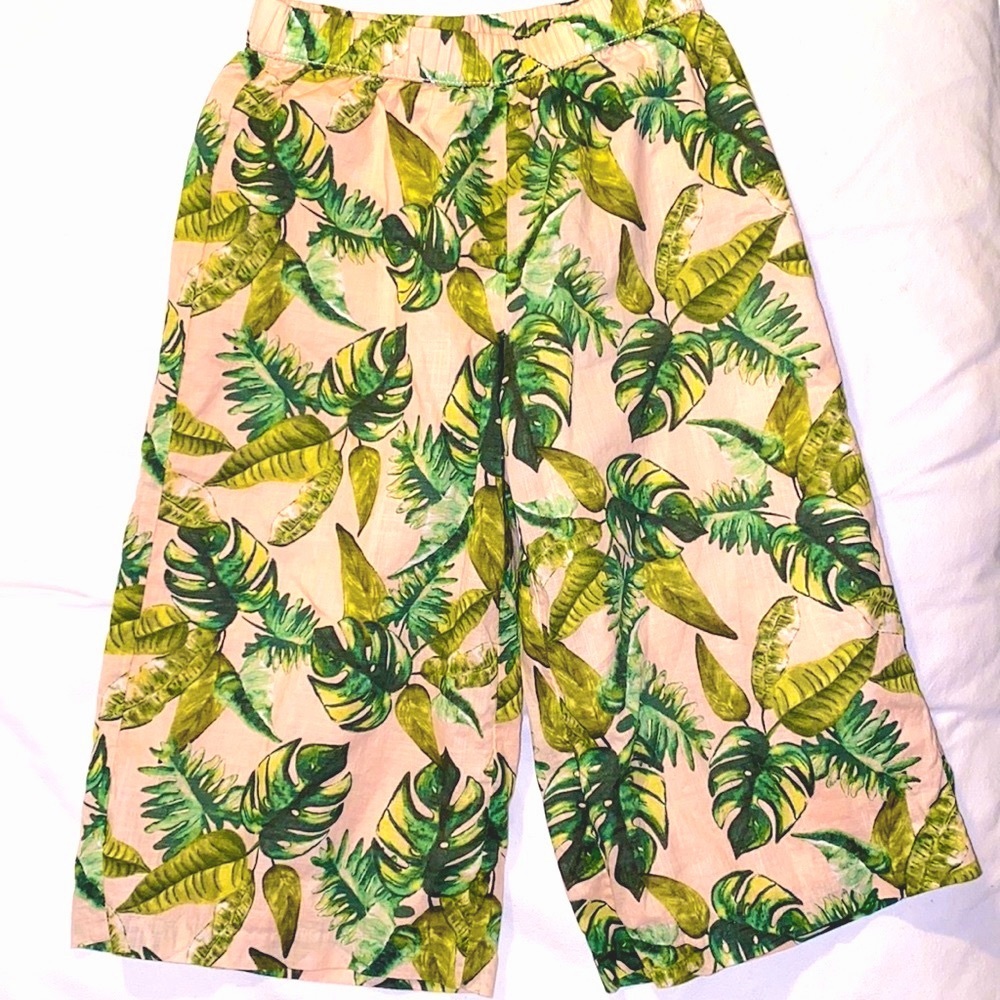 3T Palm tree 🌴 wide legs pants